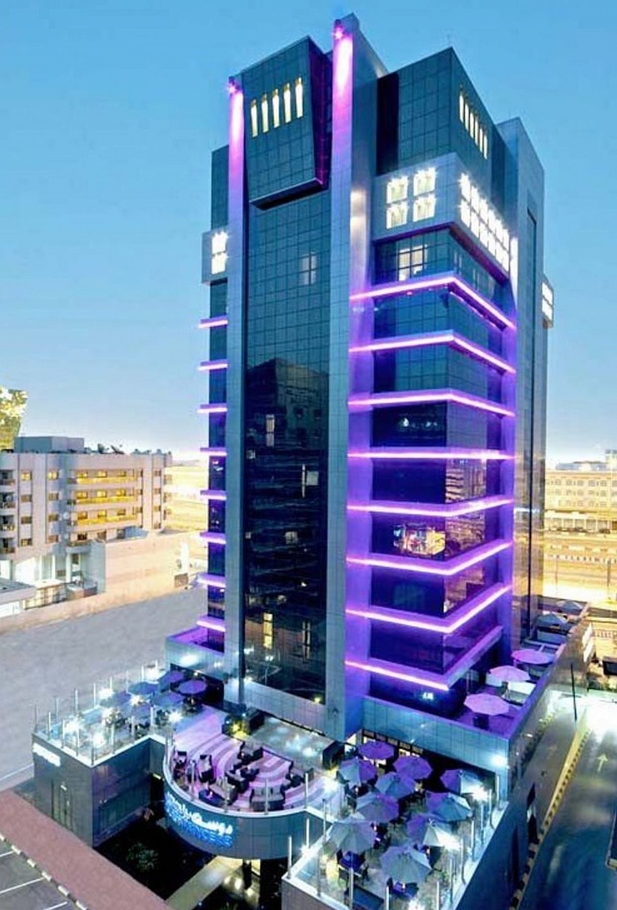Halo Hotel Dubai Exterior foto